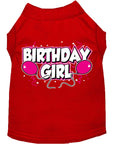 Load image into Gallery viewer, Pet Dog & Cat Shirt Screen Printed, "Birthday Girl"
