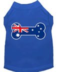 Load image into Gallery viewer, Pet Dog & Cat Shirt Screen Printed, "Bone Shaped Australian Flag"