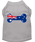 Load image into Gallery viewer, Pet Dog & Cat Shirt Screen Printed, "Bone Shaped Australian Flag"
