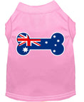 Load image into Gallery viewer, Pet Dog & Cat Shirt Screen Printed, "Bone Shaped Australian Flag"