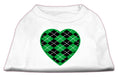 Load image into Gallery viewer, Pet Shirt "Argyle Heart Emerald Green"