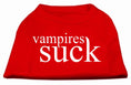 Load image into Gallery viewer, Halloween Pet Dog & Cat Shirt Screen Printed, "Vampires Suck"