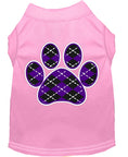 Load image into Gallery viewer, Pet Shirt "Argyle Paw Purple"