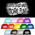 Load image into Gallery viewer, Pet Dog & Cat Shirt Screen Printed, "Dirty Dogs Have More Fun"