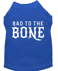 Load image into Gallery viewer, Pet Dog & Cat Shirt Screen Printed, "Bad To The Bone"