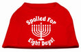 Load image into Gallery viewer, Hanukkah Pet Dog & Cat Shirt Screen Printed, "Spoiled for Eight Days"