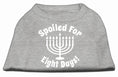 Load image into Gallery viewer, Hanukkah Pet Dog & Cat Shirt Screen Printed, "Spoiled for Eight Days"