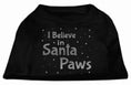 Load image into Gallery viewer, Christmas Pet Shirt, "I Believe In Santa Paws"
