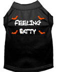 Load image into Gallery viewer, Halloween Pet Dog & Cat Shirt Screen Printed, "Feeling Batty"