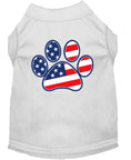 Load image into Gallery viewer, Pet Dog & Cat Shirt Screen Printed, "Patriotic Paw"