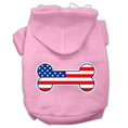 Load image into Gallery viewer, Pet Hoodie "Bone Shaped American Flag"