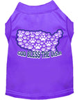 Load image into Gallery viewer, Pet Dog & Cat Shirt Screen Printed, "God Bless The USA"