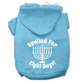 Load image into Gallery viewer, Hanukkah Pet Hoodie Screen Printed, "Spoiled For Eight Days"