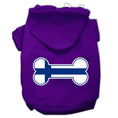 Load image into Gallery viewer, Pet, Dog & Cat Hoodie Screen Printed, "Bone Shaped Finland Flag"