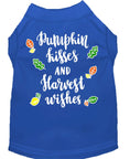 Load image into Gallery viewer, Pet Dog and Cat Shirt Screen Printed, "Pumpkin Kisses & Harvest Wishes"