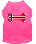 Load image into Gallery viewer, Pet Dog & Cat Shirt Screen Printed, "Bone Flag Norway"