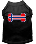 Load image into Gallery viewer, Pet Dog & Cat Shirt Screen Printed, "Bone Flag Norway"
