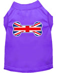 Load image into Gallery viewer, Pet Dog & Cat Shirt Screen Printed, "Bone Shaped United Kingdom Flag"