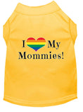 Load image into Gallery viewer, Pet Shirt "I Heart My Mommies"