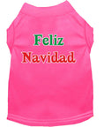 Load image into Gallery viewer, Christmas Pet Shirt, "Feliz Navidad"