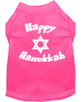 Load image into Gallery viewer, Hanukkah Pet Dog & Cat Shirt Screen Printed, "Happy Hanukkah"