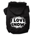 Load image into Gallery viewer, I Love Snow Christmas Pet Hoodie