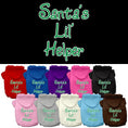 Load image into Gallery viewer, Christmas Pet Hoodie Screen Printed, "Santa's Lil Helper"