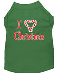 Load image into Gallery viewer, Christmas Pet Shirt, "I Heart Christmas"