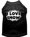 Load image into Gallery viewer, Christmas Pet Shirt, "I Love Snow"