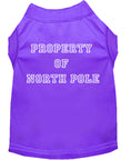 Load image into Gallery viewer, Christmas Pet Shirt, "Property Of North Pole"
