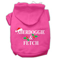 Load image into Gallery viewer, Christmas Pet Hoodie Screen Printed, "Aberdoggie & Fetch"