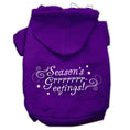 Load image into Gallery viewer, Christmas Pet Hoodie Screen Printed, "Season's Greetings"