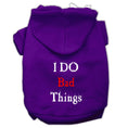 Load image into Gallery viewer, Pet Hoodie "I Do Bad Things"