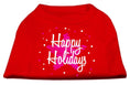 Load image into Gallery viewer, Christmas Pet Shirt, "Scribble Happy Holidays"