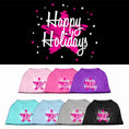 Load image into Gallery viewer, Christmas Pet Shirt, "Scribble Happy Holidays"