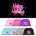 Load image into Gallery viewer, Christmas Pet Shirt, "Scribble Happy Holidays"