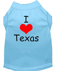 Load image into Gallery viewer, Pet Dog & Cat Shirt Screen Printed, "I Love Texas"