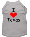 Load image into Gallery viewer, Pet Dog & Cat Shirt Screen Printed, "I Love Texas"