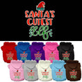 Load image into Gallery viewer, Christmas Pet Hoodie Screen Printed, "Santa's Cutest Elf"