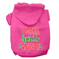 Load image into Gallery viewer, Christmas Pet Hoodie Screen Printed, "I Make Spirits Bright"