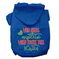 Load image into Gallery viewer, Christmas Pet Hoodie, "Who Needs Mistletoe When You're This Cute"
