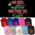 Load image into Gallery viewer, Christmas Pet Hoodie, "Who Needs Mistletoe When You're This Cute"