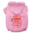 Load image into Gallery viewer, Christmas Pet Hoodie Screen Printed, "Santa Stop Here, We Have Cookies"
