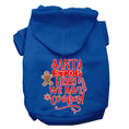 Load image into Gallery viewer, Christmas Pet Hoodie Screen Printed, "Santa Stop Here, We Have Cookies"