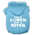 Load image into Gallery viewer, Pet Hoodie "I'm A Lover, Not A Biter"