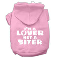 Load image into Gallery viewer, Pet Hoodie "I'm A Lover, Not A Biter"