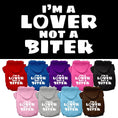 Load image into Gallery viewer, Pet Hoodie "I'm A Lover, Not A Biter"