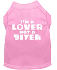 Load image into Gallery viewer, Pet Shirt "I'm A Lover, Not A Biter"