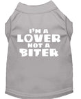 Load image into Gallery viewer, Pet Shirt "I'm A Lover, Not A Biter"