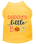 Load image into Gallery viewer, Halloween Pet Dog & Cat Shirt Screen Printed, "Daddy's Little Boo"